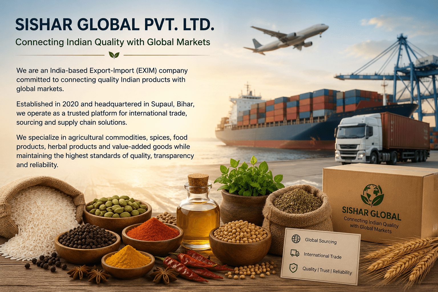 SISHAR Global Export Products